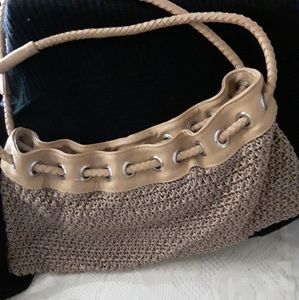 Hand bag taupe color